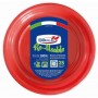 DOPLA RE-USABLE PIATTI ROSSO FONDI 25 PEZZI