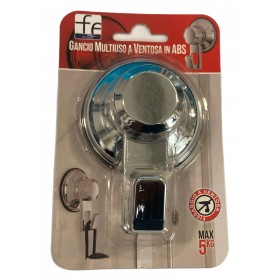 APPENDINO CROMO A VENTOSA IN DISPLAY GANCIO A VENTOSA APPENDINO CROMO A VENTOSA IN DISPLAY GANCIO A VENTOSA