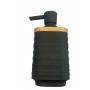 FERIDRAS DISPENSER SAPONE LINEA ALABAMA IN PLASTICA ABS E BAMBOO NERO