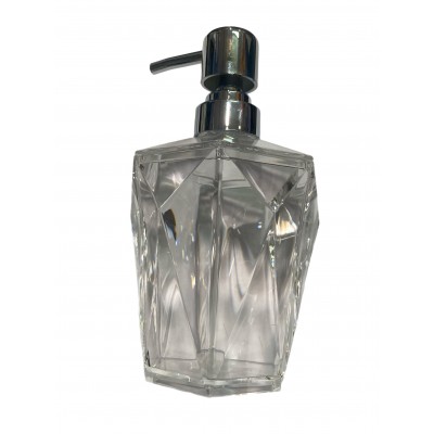 DISPENSER SAPONE TRASPARENTE LINEA DIAMANTE