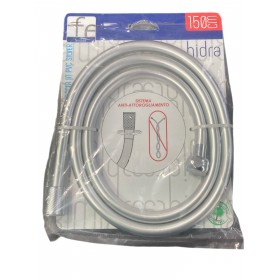 FERIDRAS FLESSIBILE DOCCIA LINEA HIDRA IN PVC GRIGIO METALLIZZATO Cm. 150 FERIDRAS FLESSIBILE DOCCIA LINEA HIDRA IN PVC GRIGIO METALLIZZATO Cm. 150