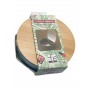 FERIDRAS ORGANIZER CON SPECCHIO LINEA SMACK ACQUA MARINA DIAM. 15x5cm.