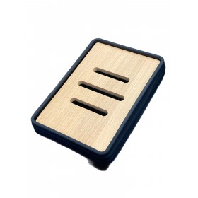 FERIDRAS PORTA SAPONE LINEA ALABAMA IN PLASTICA ABS E BAMBOO NERO FERIDRAS PORTA SAPONE LINEA ALABAMA IN PLASTICA ABS E BAMBOO NERO