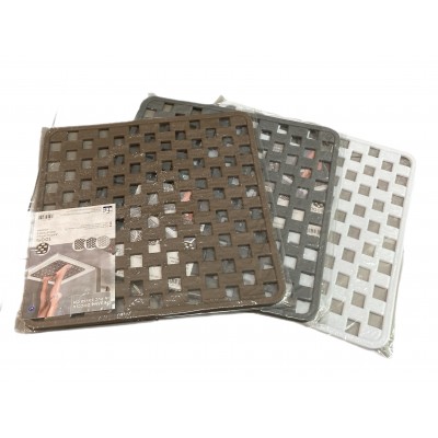 FERIDRAS PEDANA DOCCIA COLORI ASSORTITI BIANCO BLU O GRIGIO CM. 50x50x3h.