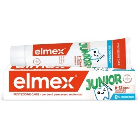 ELMEX JUNIOR DENTIFRICIO DA DENTI PER BAMBINI DA 6 A 12 ANNI 75ML ELMEX JUNIOR DENTIFRICIO DA DENTI PER BAMBINI DA 6 A 12 ANNI 75ML