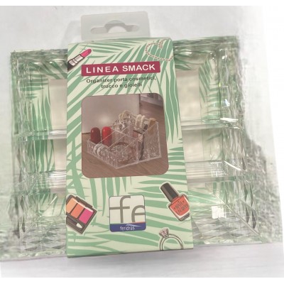 FERIDRAS ORGANIZER LINEA SMACK IN ABS TRASPARENTE DIAM. 15x12x10cm.