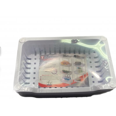 FERIDRAS SCAFFALE PORTAOGGETTI IN PLASTICA 4 RIPIANI MULTIUSO cm: 31,2x19x82,5h