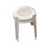 FERIDRAS SGABELLO ROCKET IN ABS BIANCO CM. 35x45h.