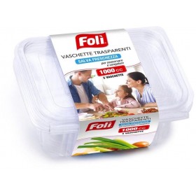 FOLI CONTENITORE ALIMENTARE SALVAFRESCHEZZA 1 LITRO 5 PEZZI FOLI CONTENITORE ALIMENTARE SALVAFRESCHEZZA 1 LITRO 5 PEZZI