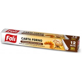 FOLI' ROTOLO CARTA FORNO 12 METRI FOLI' ROTOLO CARTA FORNO 12 METRI