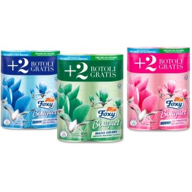 FOXY BOUQUET CARTA IGIENICA PROFUMATA 4+2 ROTOLI GRATIS FOXY BOUQUET CARTA IGIENICA PROFUMATA 4+2 ROTOLI GRATIS