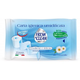 FRESH & CLEAN CARTA IGIENICA UMIDIFICATA 12 SALVIETTINE FRESH & CLEAN CARTA IGIENICA UMIDIFICATA 12 SALVIETTINE