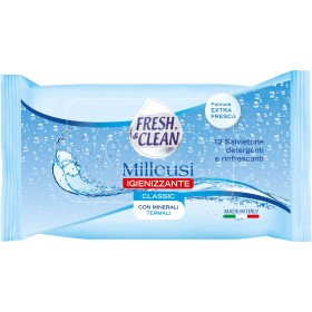 FRESH & CLEAN MILLEUSI IGIENIZZANTE CLASSIC 12 SALVIETTINE FRESH & CLEAN MILLEUSI IGIENIZZANTE CLASSIC 12 SALVIETTINE