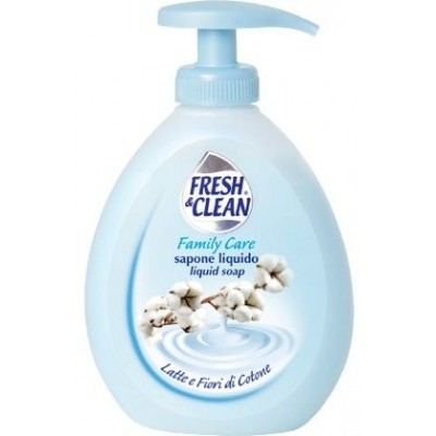 FRESH & CLEAN SAPONE LIQUIDO FIORI DI COTONE 300ML