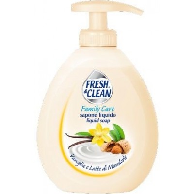 FRESH & CLEAN SAPONE LIQUIDO VANIGLIA E MANDORLA 300ML