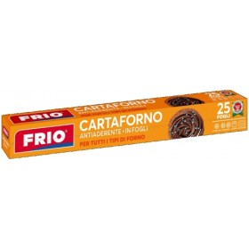 FRIO FOGLI CARTA FORNO 25 FOGLI CM. 33x38 FRIO FOGLI CARTA FORNO 25 FOGLI CM. 33x38