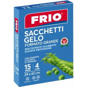 FRIO SACCHETTI GELO FORMATO GRANDE 15 PEZZI FRIO SACCHETTI GELO FORMATO GRANDE 15 PEZZI