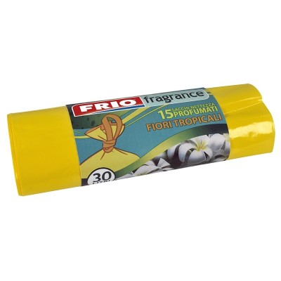 FRIO SACCHI NETTEZZA PROFUMATI FIORI TROPICALI 30 LITRI 15 PEZZI