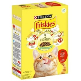 FRISKIES CROCCANTINI PER GATTO GUSTO MANZO, POLLO E VERDURE 400GR FRISKIES CROCCANTINI PER GATTO GUSTO MANZO, POLLO E VERDURE 400GR