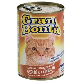 GRAN BONTA' BOCCONCINI PER GATTO GUSTO FEGATO E CONIGLIO 400GR GRAN BONTA' BOCCONCINI PER GATTO GUSTO FEGATO E CONIGLIO 400GR