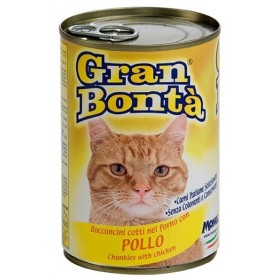 GRAN BONTA' BOCCONCINI PER GATTO GUSTO POLLO 400GR GRAN BONTA' BOCCONCINI PER GATTO GUSTO POLLO 400GR