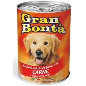 GRAN BONTA' BOCCONI PER CANE GUSTO CARNE 400GR GRAN BONTA' BOCCONI PER CANE GUSTO CARNE 400GR