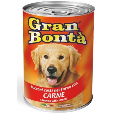 GRAN BONTA' BOCCONI PER CANE GUSTO CARNE 400GR