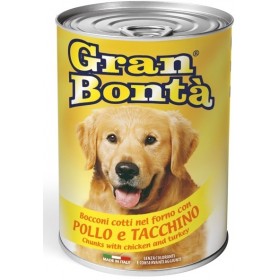 GRAN BONTA' BOCCONI PER CANE GUSTO POLLO/TACCHINO 400GR GRAN BONTA' BOCCONI PER CANE GUSTO POLLO/TACCHINO 400GR