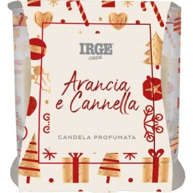 IRGE CANDELA PROFUMATA NATALIZIA ARANCIA E CANNELLA 70GR IRGE CANDELA PROFUMATA NATALIZIA ARANCIA E CANNELLA 70GR