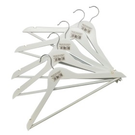 IRGE GRUCCIA OMETTI IN LEGNO BIANCO PER VESTITI PZ. 5 IRGE GRUCCIA OMETTI IN LEGNO BIANCO PER VESTITI PZ. 5