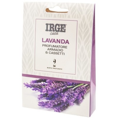 IRGE SACCHETTI PROFUMATORI PER CASSETTI E ARMADIO ALLA LAVANDA PZ. 2