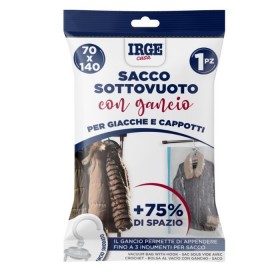 IRGE SACCO BUSTA DEL SOTTOVUOTO CON GANCIO CM. 70X140 IRGE SACCO BUSTA DEL SOTTOVUOTO CON GANCIO CM. 70X140
