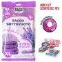 IRGE SACCO BUSTA SOTTOVUOTO PROFUMATO LAVANDA CON VALVOLA DI SICUREZZA CM. 80x120