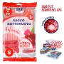 IRGE SACCO BUSTA SOTTOVUOTO PROFUMATO ROSA CON VALVOLA DI SICUREZZA CM. 50x60