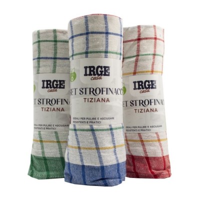 IRGE STROFINACCIO A QUADRI-RIGHE CM. 50x70 PZ. 6