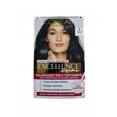 L'OREAL EXCELLENCE CREME  N.01 NERO