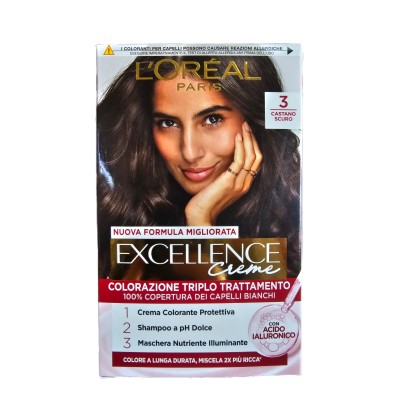 L'OREAL EXCELLENCE CREME  N.03 CASTANO SCURO