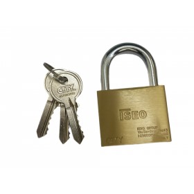 LUCCHETTO ISEO CITY 50 IN OTTONE MM. 50 LUCCHETTO ISEO CITY 50 IN OTTONE MM. 50