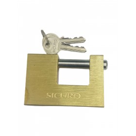 LUCCHETTO SICURO ART. 900R ANTISCASSO PER SERRANDE OTTONE PESANTE MM. 90 LUCCHETTO SICURO ART. 900R ANTISCASSO PER SERRANDE OTTONE PESANTE MM. 90