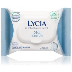 LYCIA SALVIETTINE STRUCCANTI PELLI NORMALI 20PZ LYCIA SALVIETTINE STRUCCANTI PELLI NORMALI 20PZ