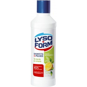 LYSOFORM DETERGENTE DISINFETTANTE PER PAVIMENTI PMC TE' VERDE & LIMONE 1100ML LYSOFORM DETERGENTE DISINFETTANTE PER PAVIMENTI PMC TE' VERDE & LIMONE 1100ML