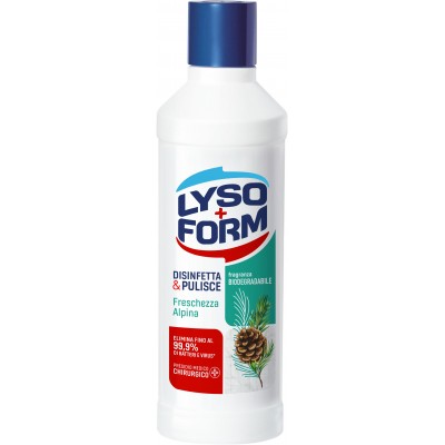 LYSOFORM DETERGENTE DISINFETTANTE SUPERFICI PMC FRESCHEZZA ALPINA 1100ML