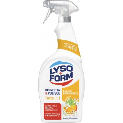 LYSOFORM DETERGENTE TUTTO IN 1 PMC ARANCIA E BERGAMOTTO SPRAY 700ML