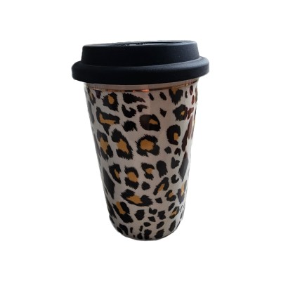 MACULATO BICCHIERE CON COP. SIL. 400 ML 2ASS