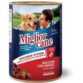 MIGLIOR CANE BOCCONI CON MANZO GR. 400 MIGLIOR CANE BOCCONI CON MANZO GR. 400