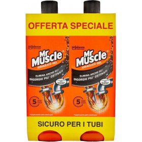 MR MUSCLE IDRAULICO DISGORGANTE GEL 2 PEZZI 1 LITRO + 1 LITRO MR MUSCLE IDRAULICO DISGORGANTE GEL 2 PEZZI 1 LITRO + 1 LITRO