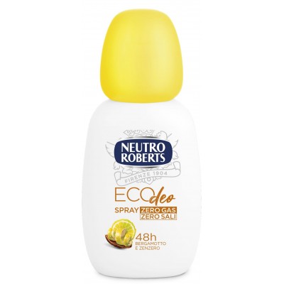 NEUTRO ROBERTS DEODORANTE ECO BERGAMOTTO E ZENZERO SPRAY 75ML