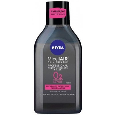 NIVEA ACQUA MICELLARE BIFASE WATERPROOF 400ML