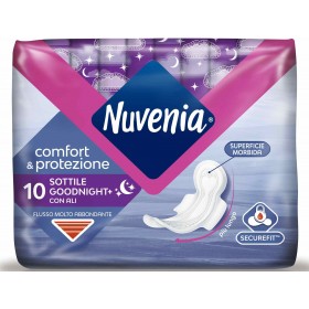 NUVENIA SOTTILE ASSORBENTI NOTTE CON ALI 10PZ NUVENIA SOTTILE ASSORBENTI NOTTE CON ALI 10PZ