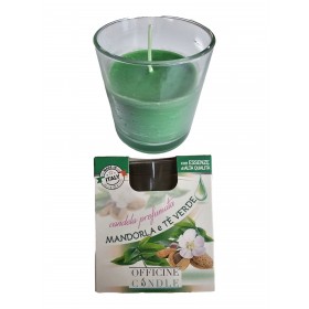 Candele con bicchiere 7.8*8 MANDORLA TE Candele con bicchiere 7.8*8 MANDORLA TE
